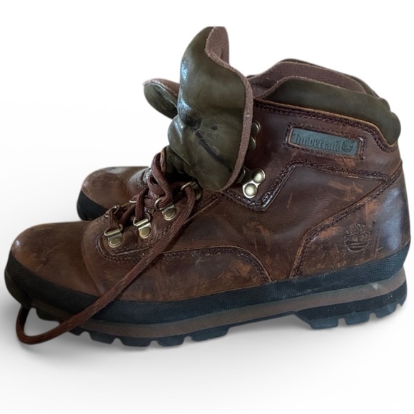 Timberland Other - Timberland Boots Women 10M Brown Leather  Lace Up Boots s5310 Rugged Casual 6”